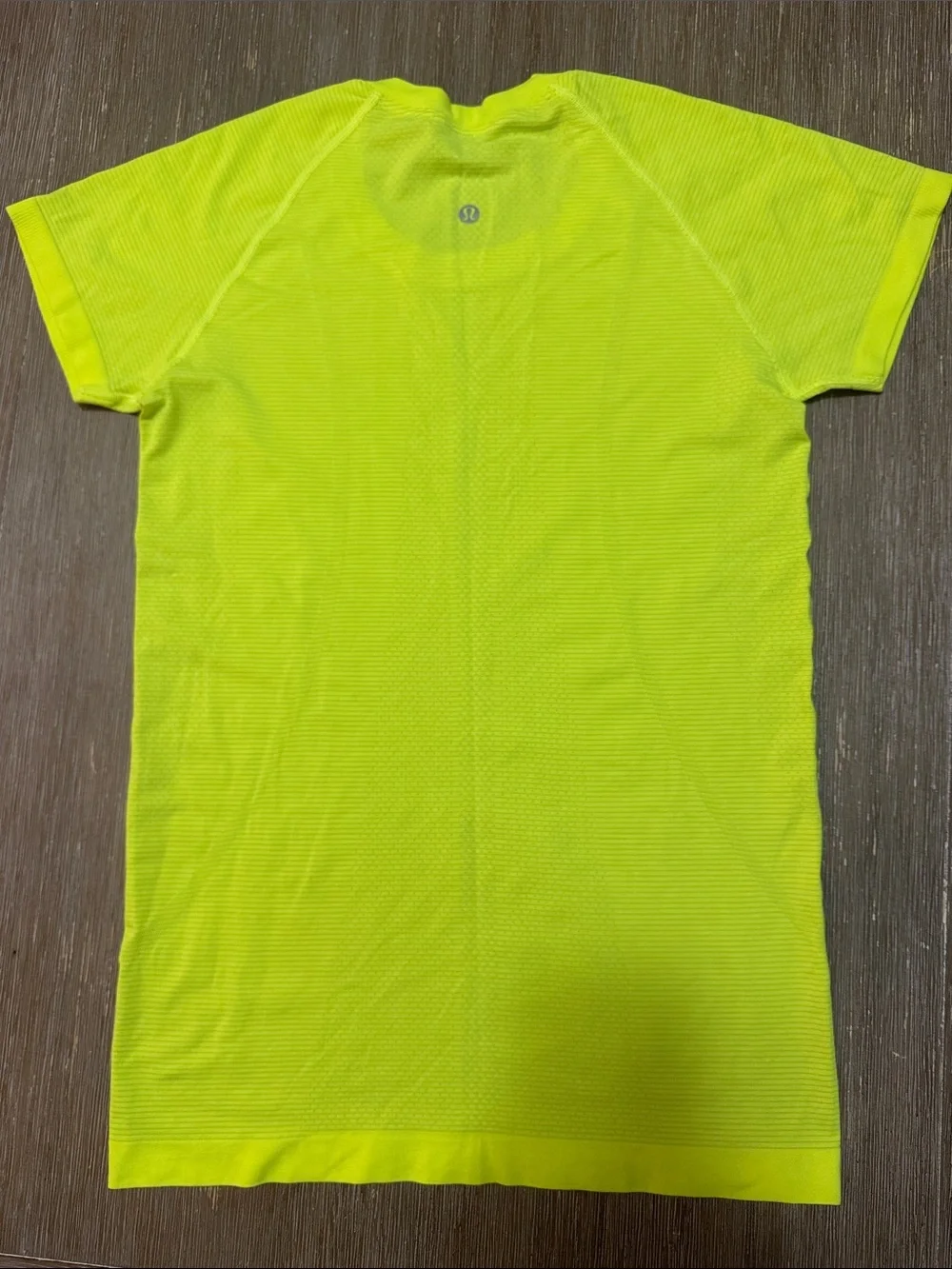 lululemon Neon Yellow Short Sleeve Tee